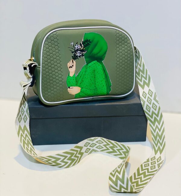 Handbag with Artistic Strap - Image 2