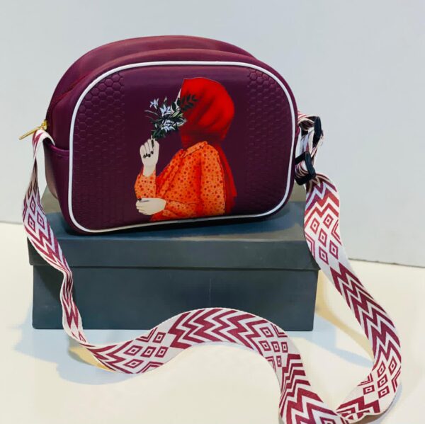 Handbag with Artistic Strap - Image 4